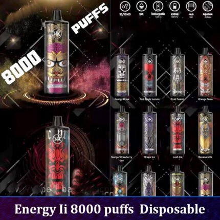 Energy Ii 8000 puffs  Disposable Vape in Dubai
