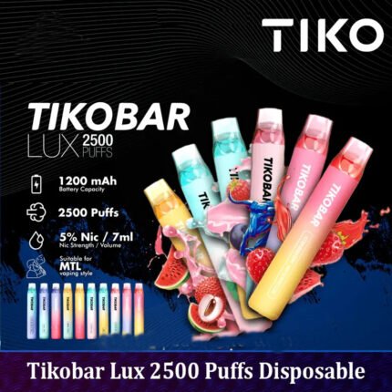 Tikobar Lux 2500 Puffs Disposable Vape in Dubai