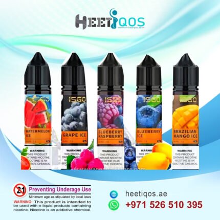 Isgo E Liquid 60ML Shisha in Dubai